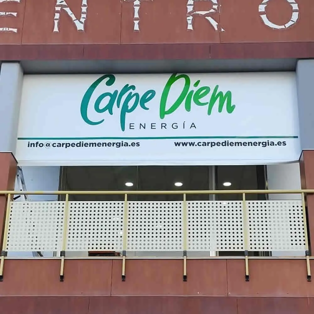 Fachada de la oficina de Carpe Diem Energía